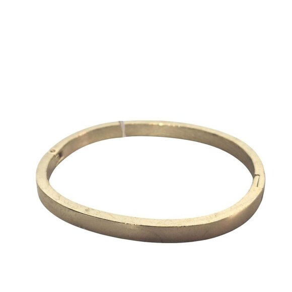 Charming Charlie Orange Gold Faceted Stone Bangle Bracelet - Picture 5 of 8